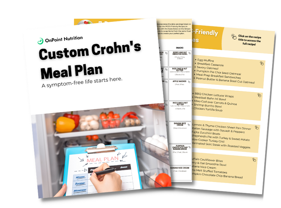 Customized Personal Meal Plan - Crohn's