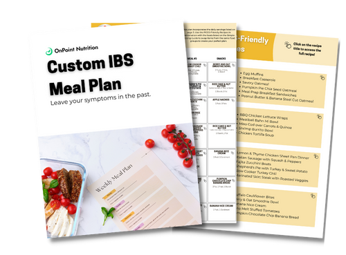Customized Personal Meal Plan - IBS