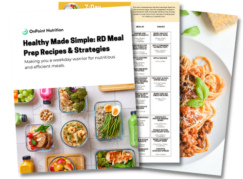 Healthy Made Simple: RD Meal Prep Recipes & Strategies
