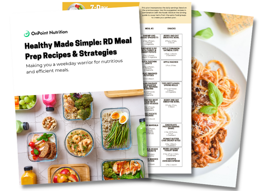 Healthy Made Simple: RD Meal Prep Recipes & Strategies