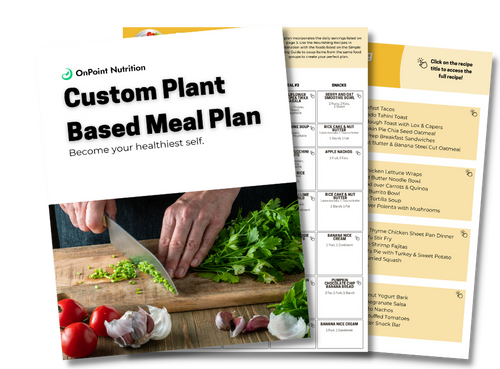 Customized Personal Meal Plan - Vegetarian