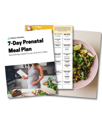 Prenatal 7-Day Meal Plan, Foods to Eat & Avoid
